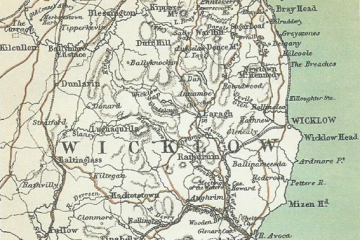 Old Map of Wicklow